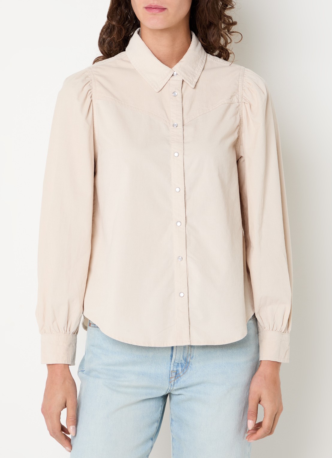 Levi's Juno blouse  - detail 3 beige