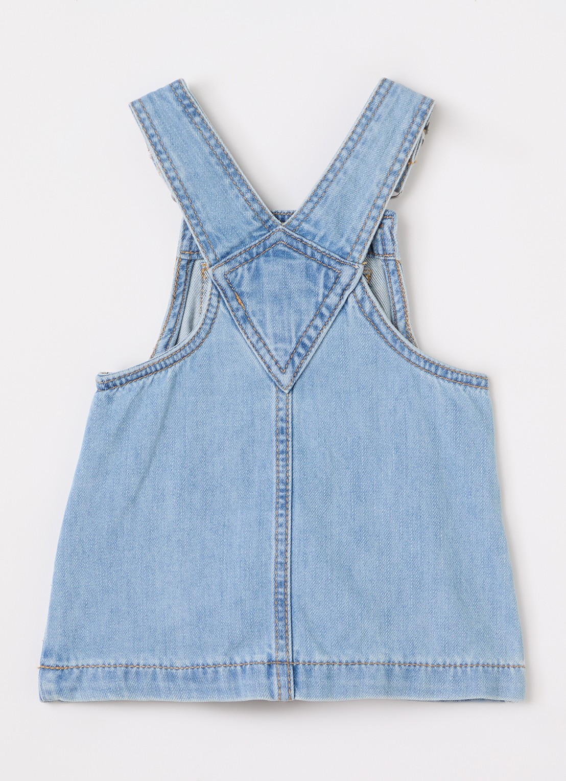 Levi's Jurk van denim  - voorkant 3 blauw