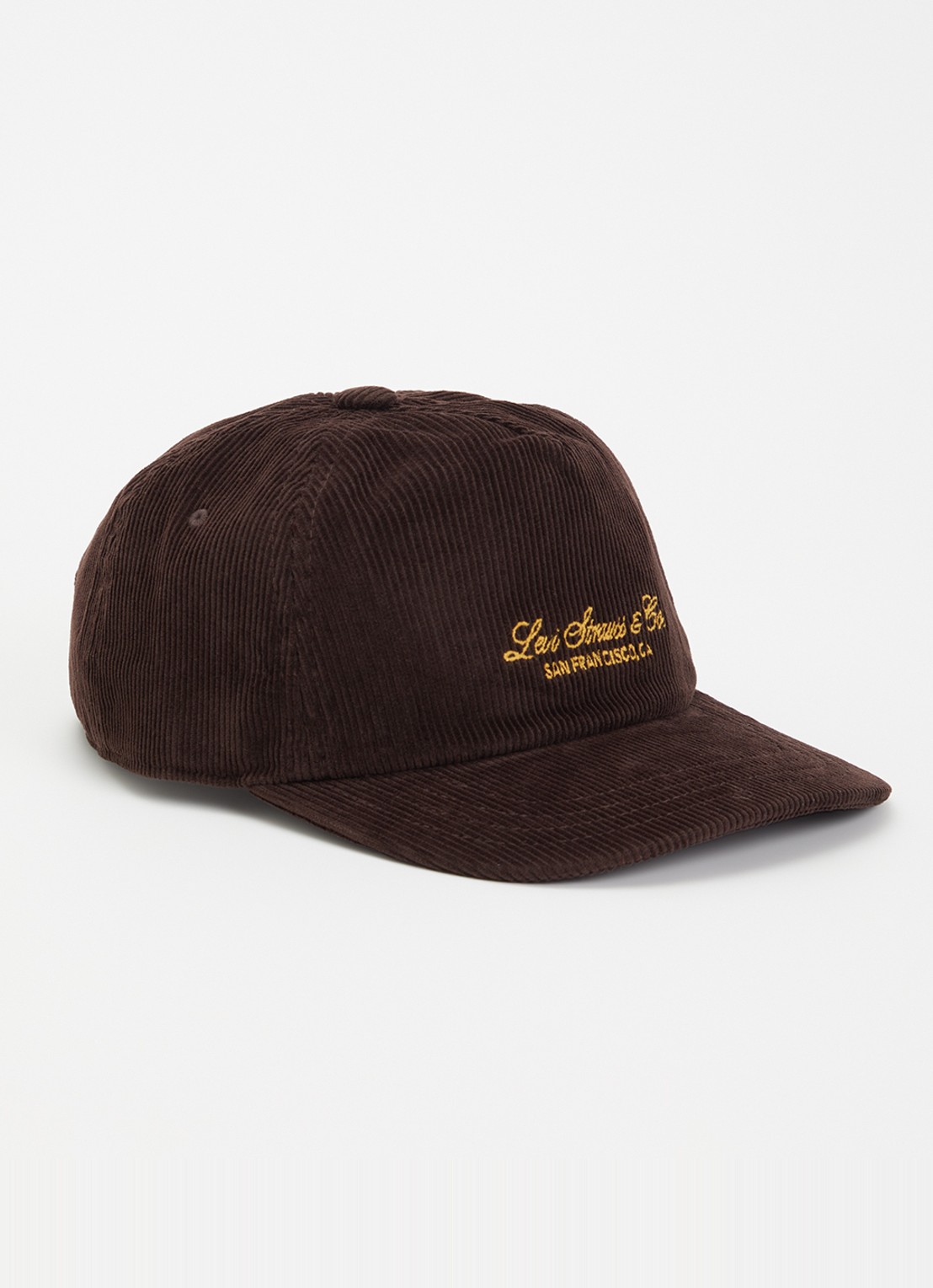 Levi's Lakeshore pet van corduroy - voorkant donkerbruin