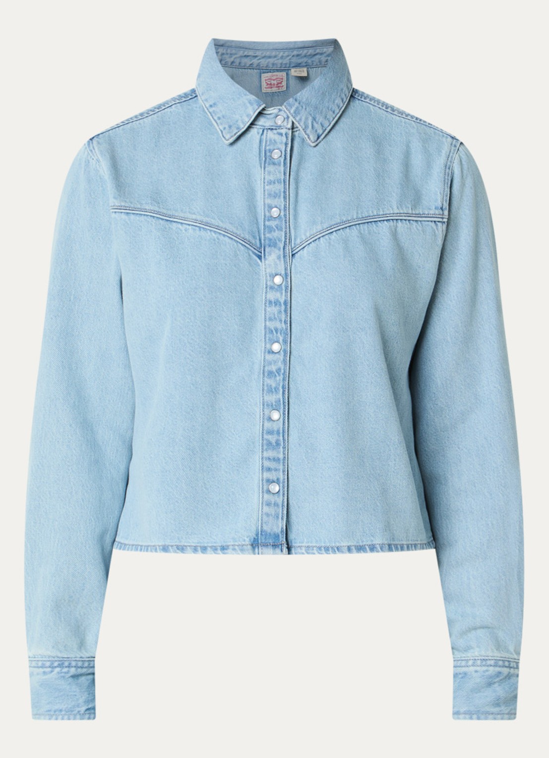 Levi's Logan spijkerjas met kraag - voorkant 3 indigo