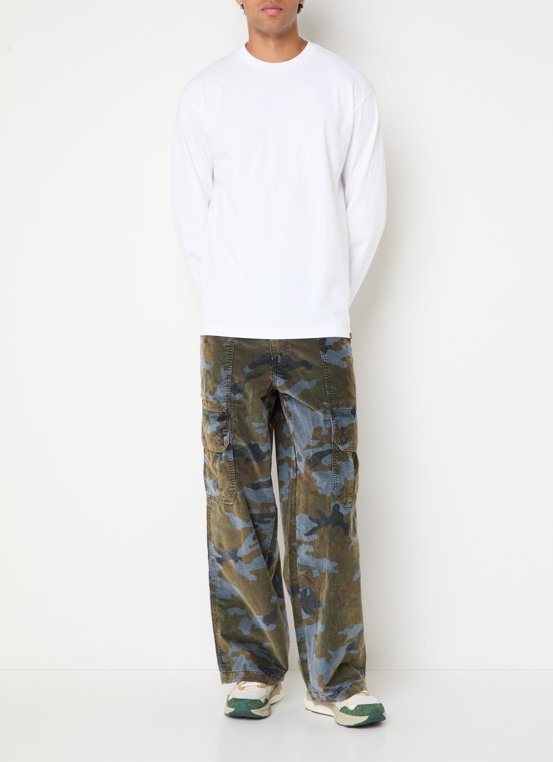 Levi's Long sleeve met ronde hals - voorkant 4 wit