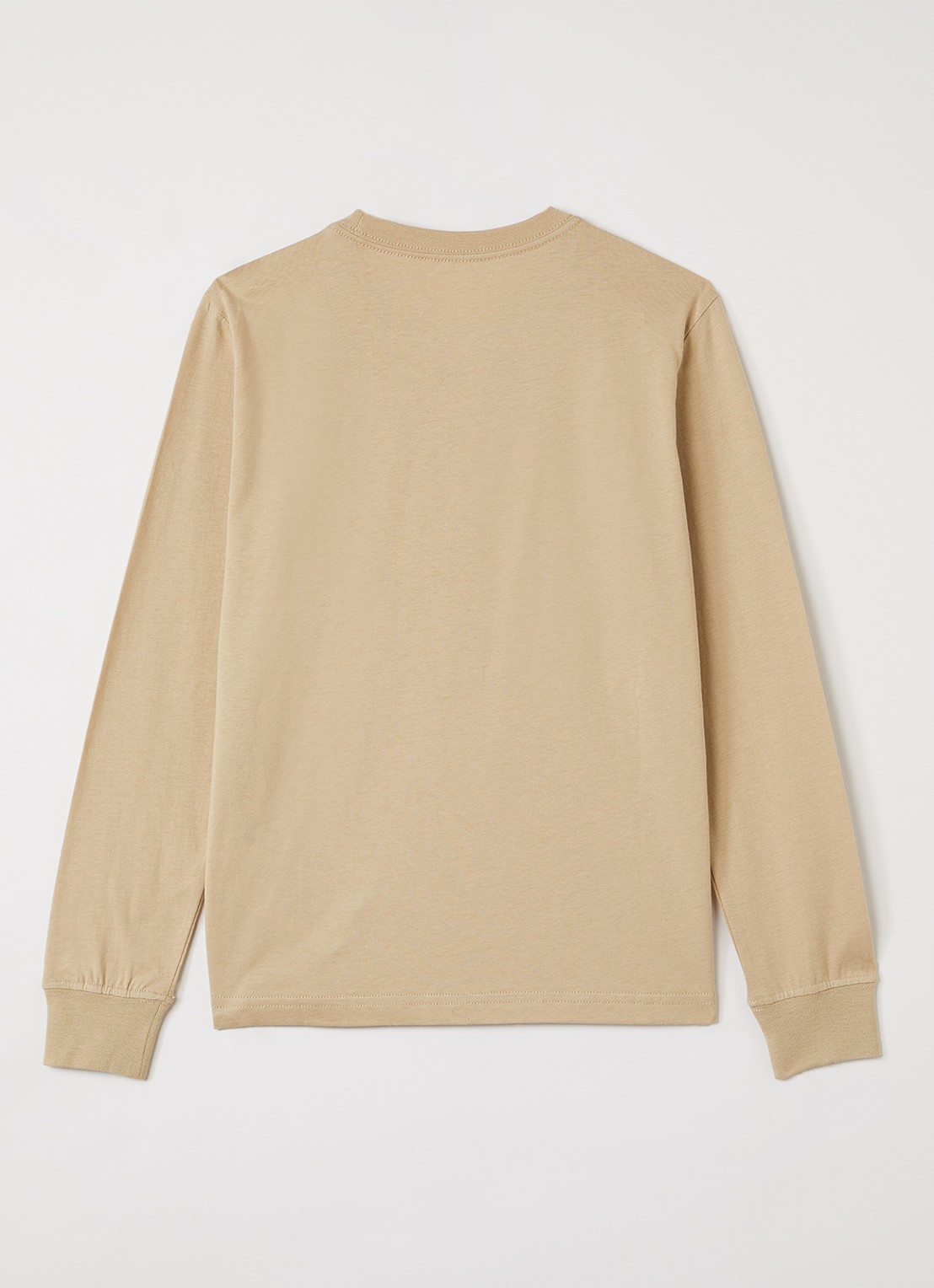 Levi's Longsleeve met logo - voorkant 3 beige