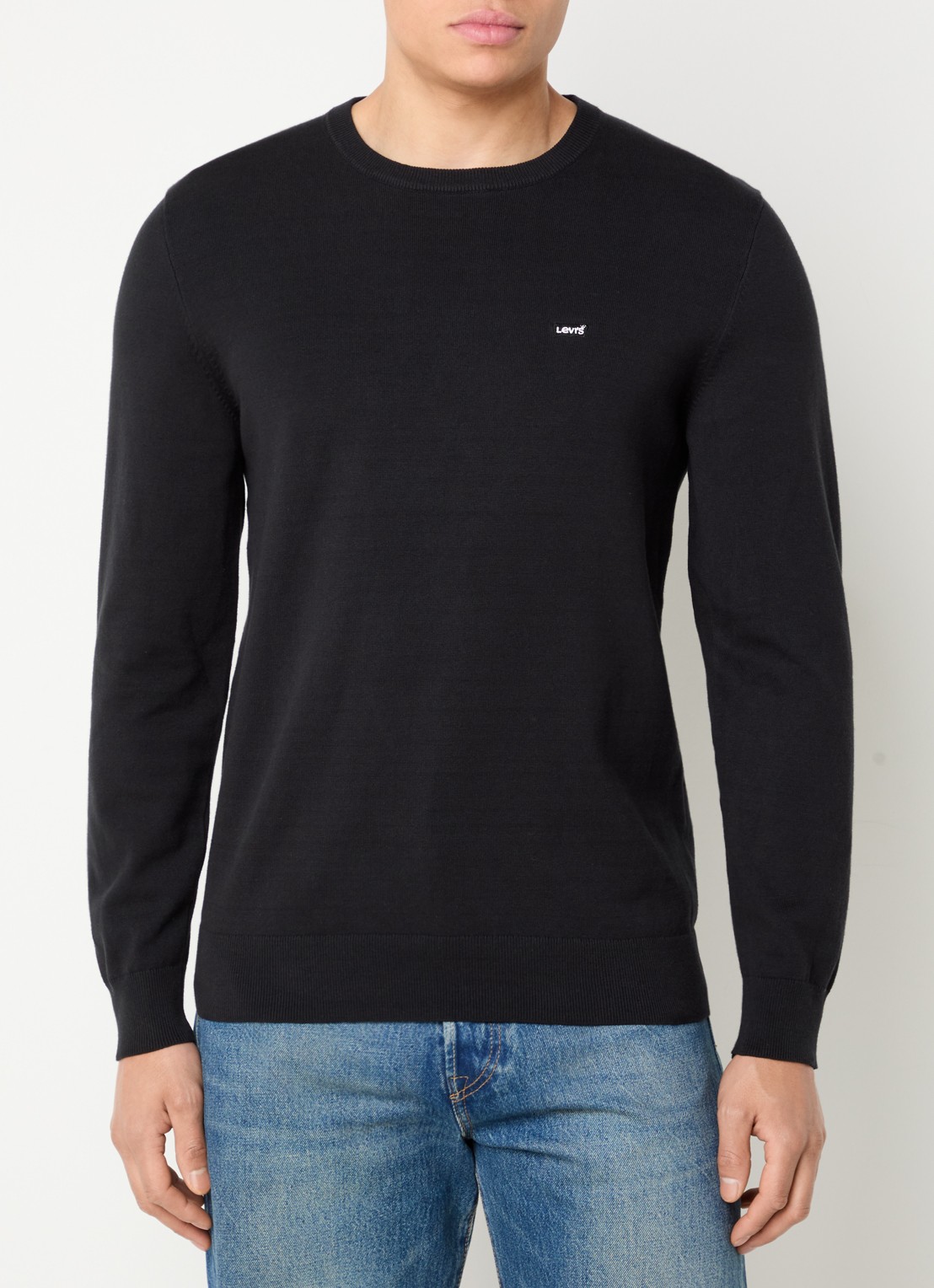 Levi's Longsleeve met logoborduring - detail 4 zwart