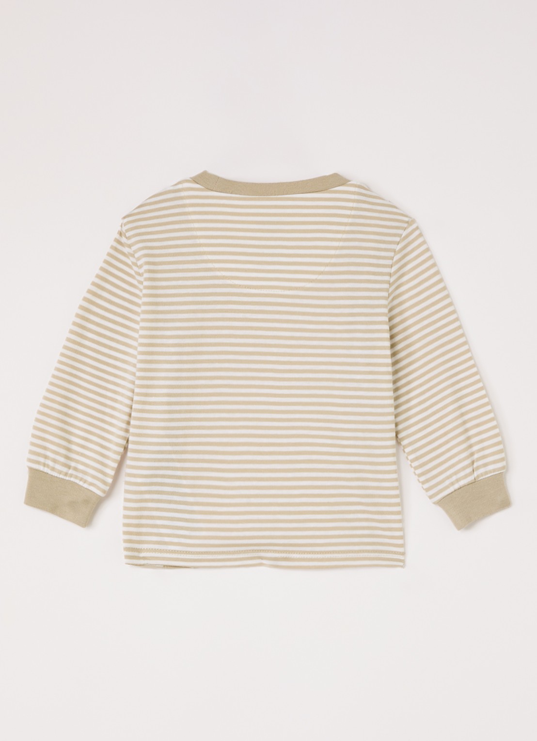 Levi's Longsleeve met streepprint - voorkant 2 beige