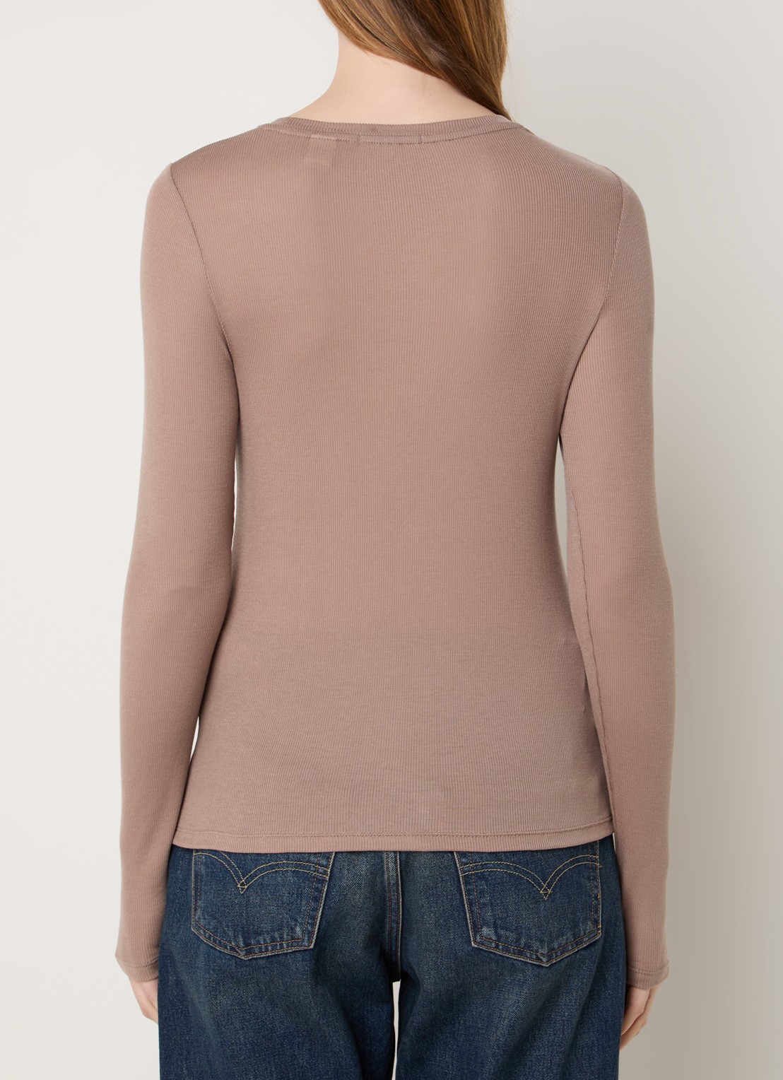 Levi's Longsleeve  - achterkant 2 donkerbeige
