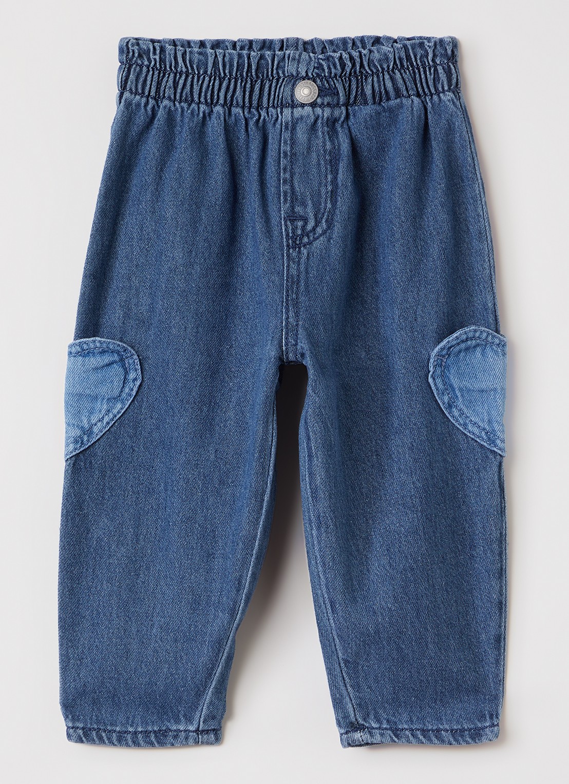 Levi's Loose fit jeans met borduring - voorkant 2 donkerblauw