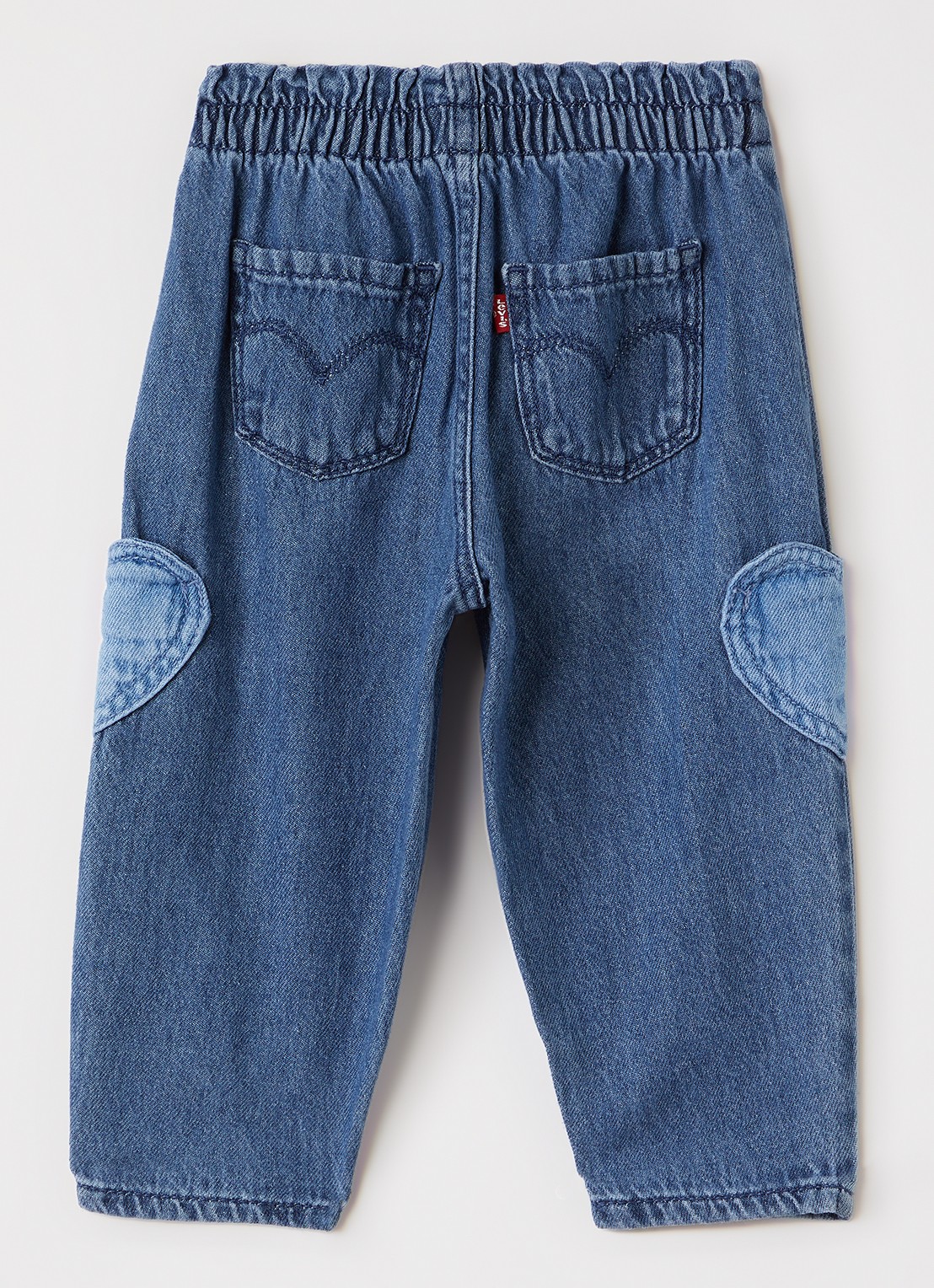 Levi's Loose fit jeans met borduring - voorkant 3 donkerblauw