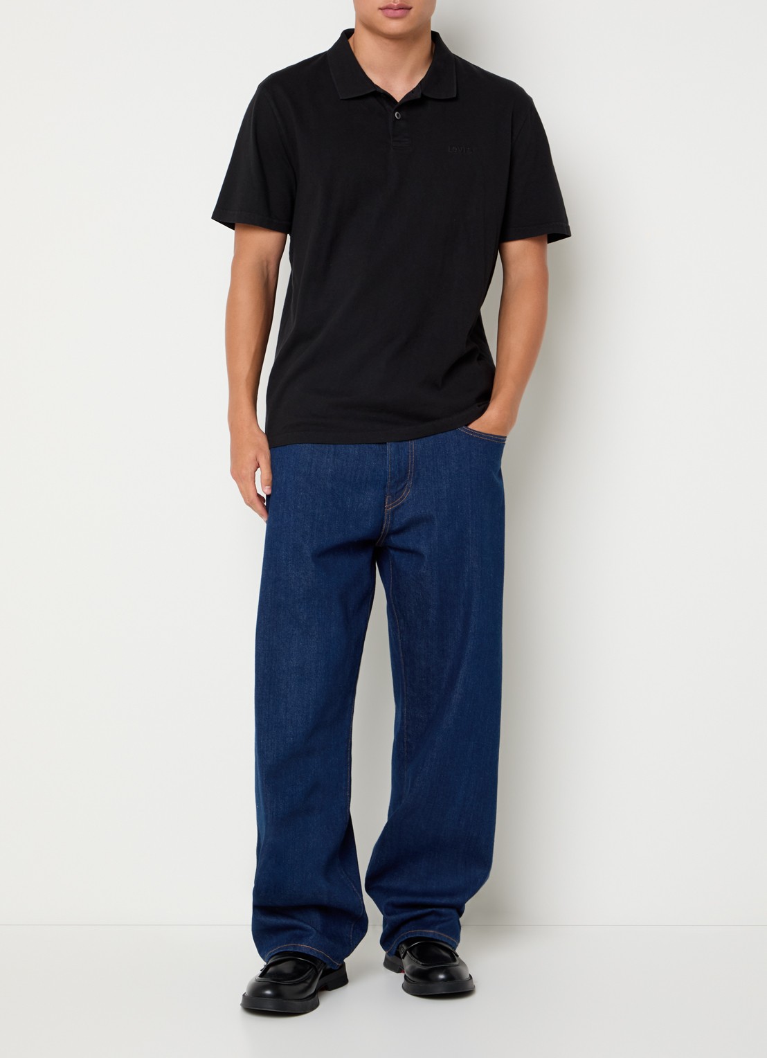 Levi's Loose fit jeans met donkere wassing - voorkant 3 indigo