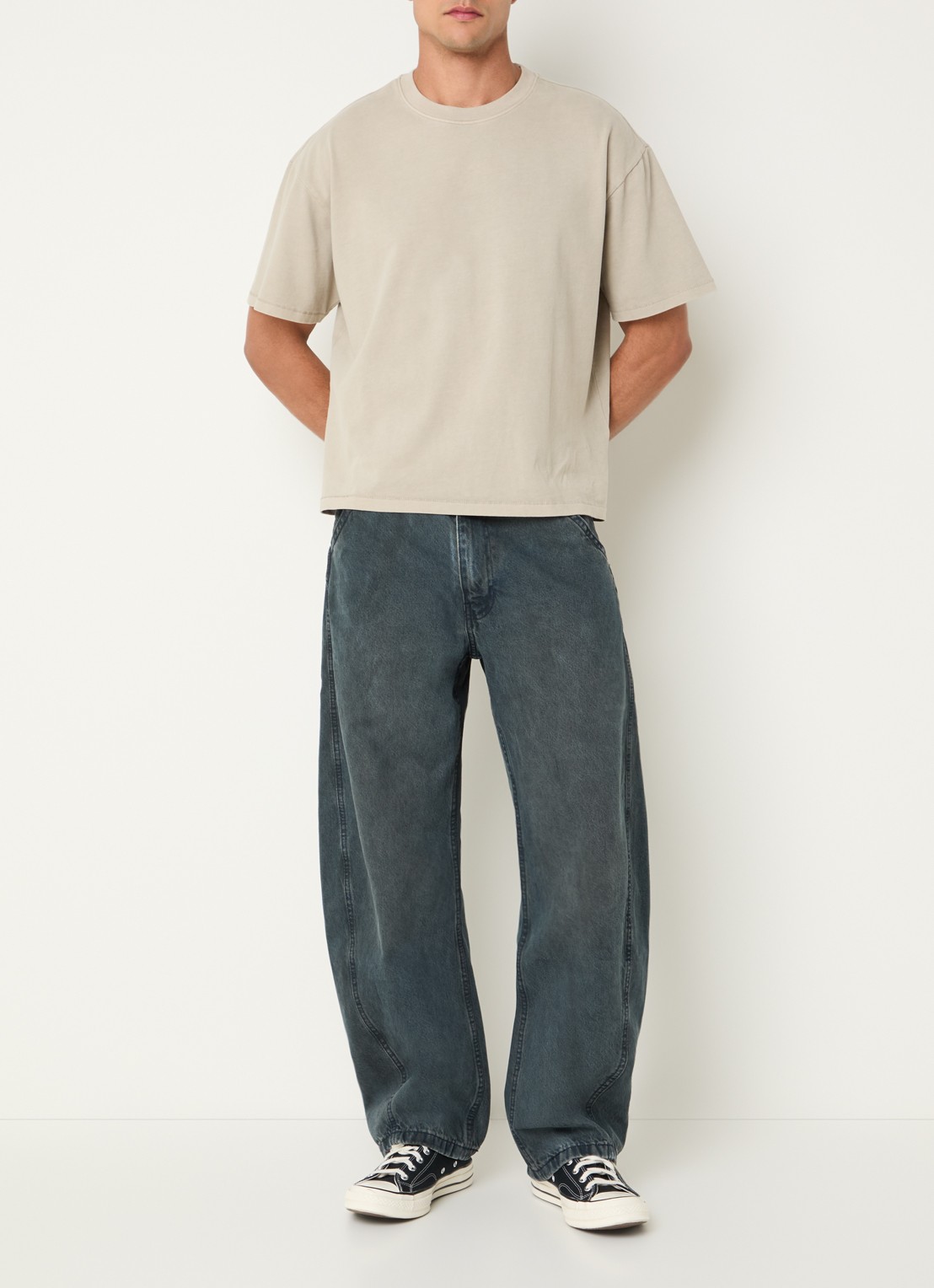 Levi's Loose fit jeans met donkere wassing - voorkant 2 indigo