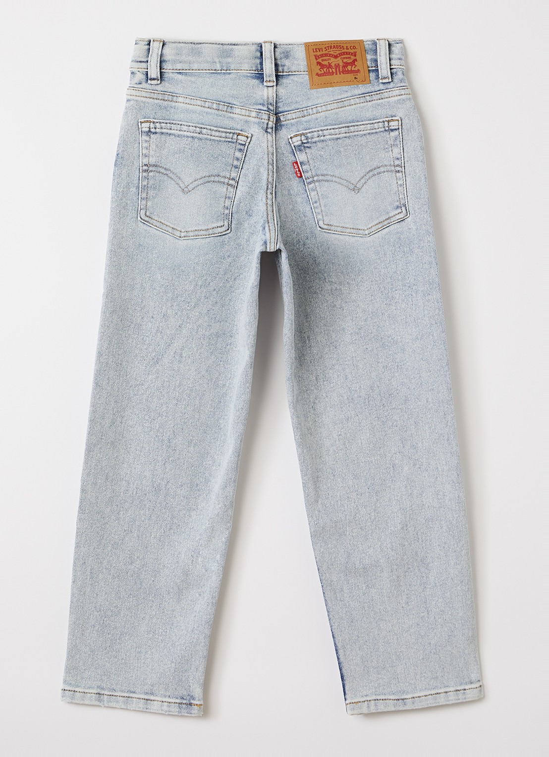 Levi's Loose fit jeans met lichte wassing - voorkant 3 indigo