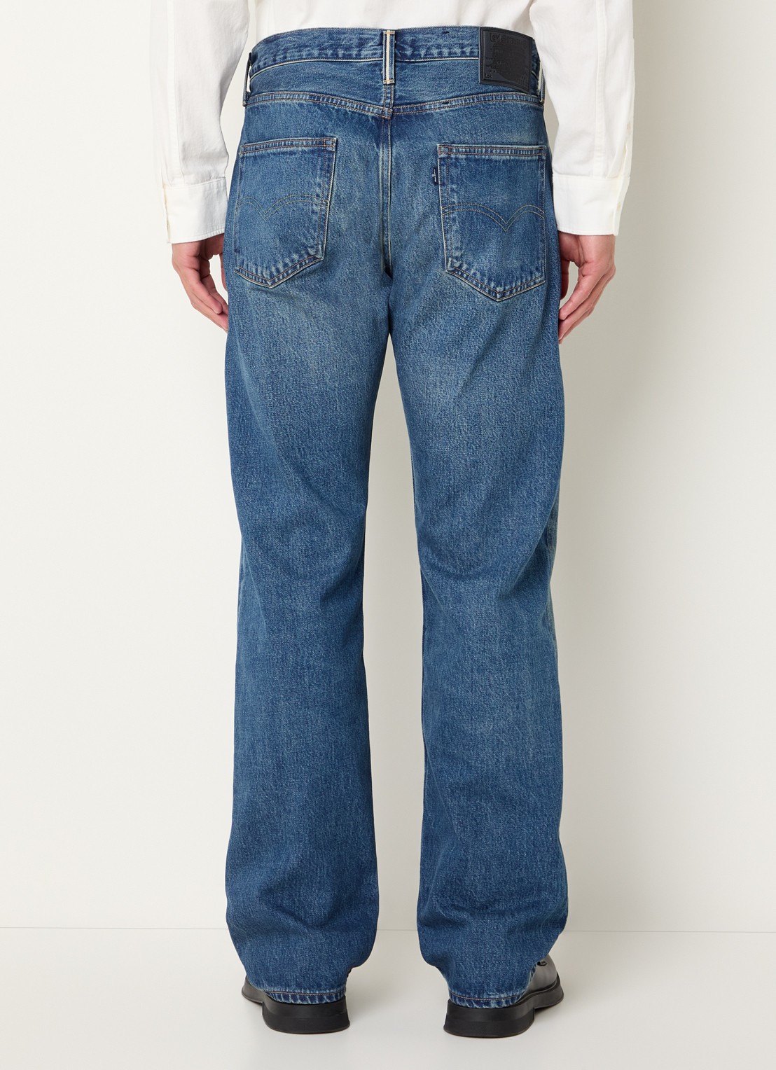 Levi's Loose fit jeans met medium wassing en steekzakken - achterkant indigo