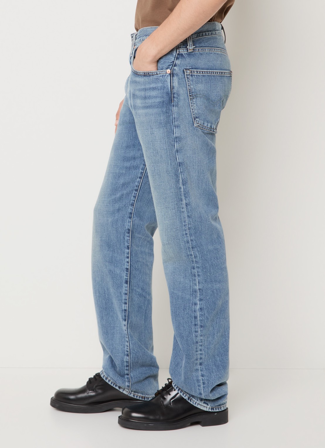 Levi's Loose fit jeans met medium wassing - detail 3 indigo
