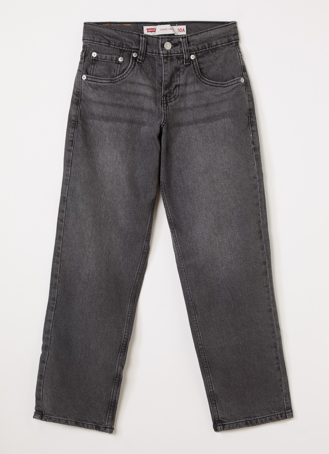Levi's Loose fit jeans met stretch - voorkant antraciet