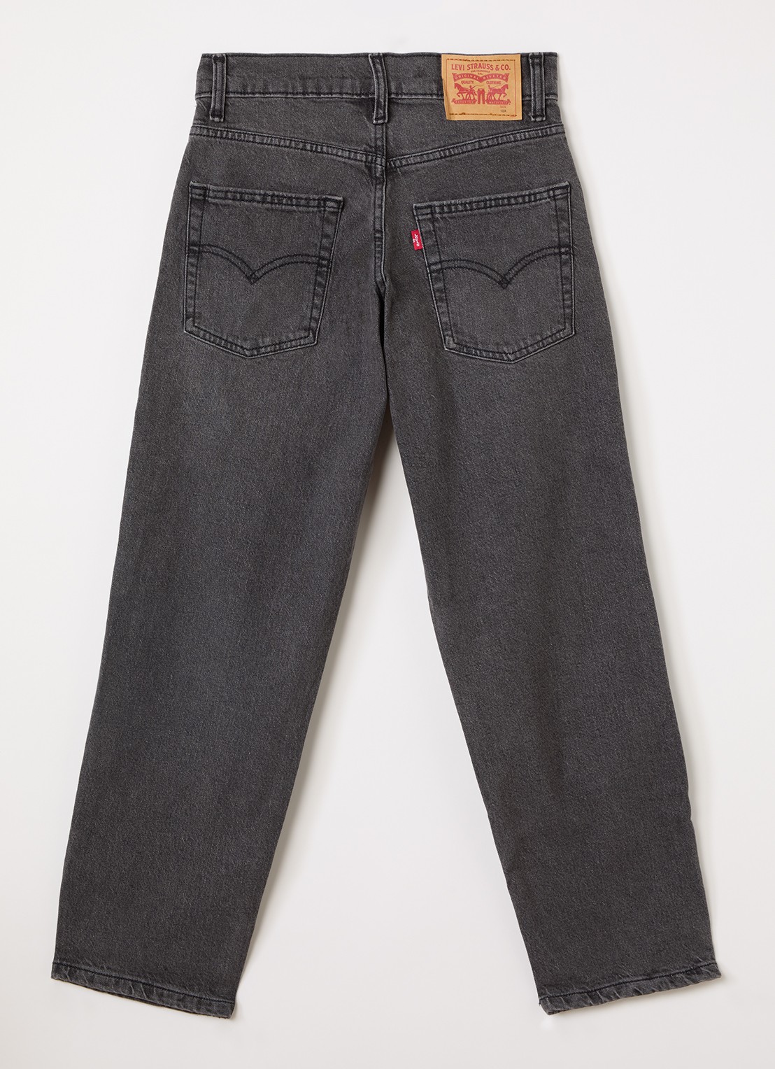 Levi's Loose fit jeans met stretch - voorkant 2 antraciet
