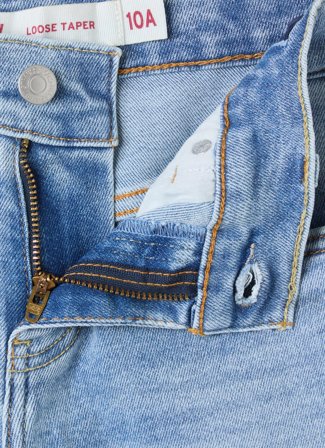 Levi's Loose fit jeans met stretch - detail 3 indigo