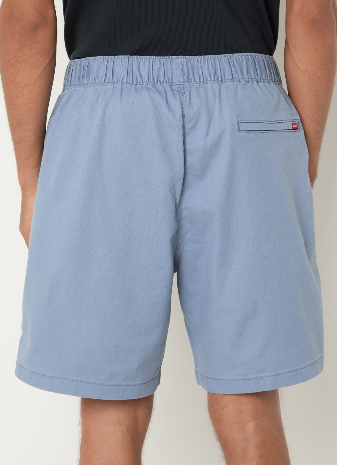Levi's Loose fit korte broek met steekzakken - achterkant 4 blauwgrijs