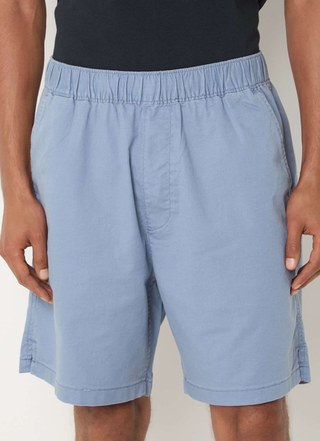 Levi's Loose fit korte broek met steekzakken - detail 3 blauwgrijs