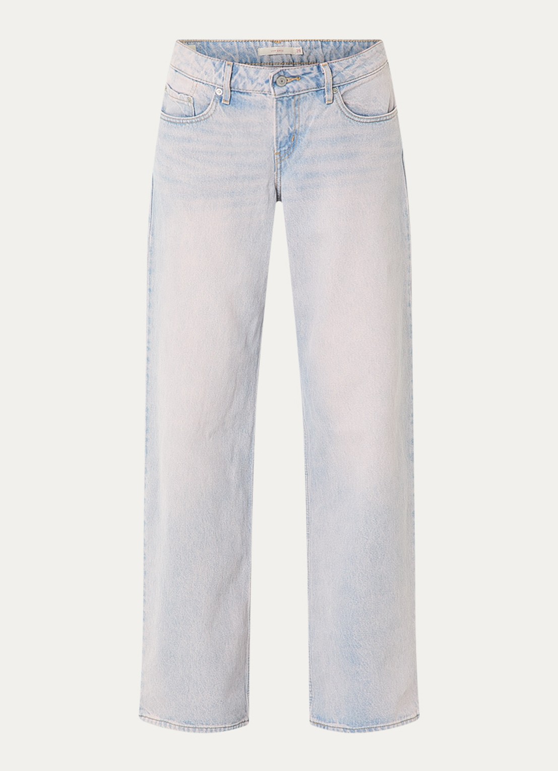 Levi's Low waist loose fit jeans met gekleurde wassing - voorkant 3 oudroze