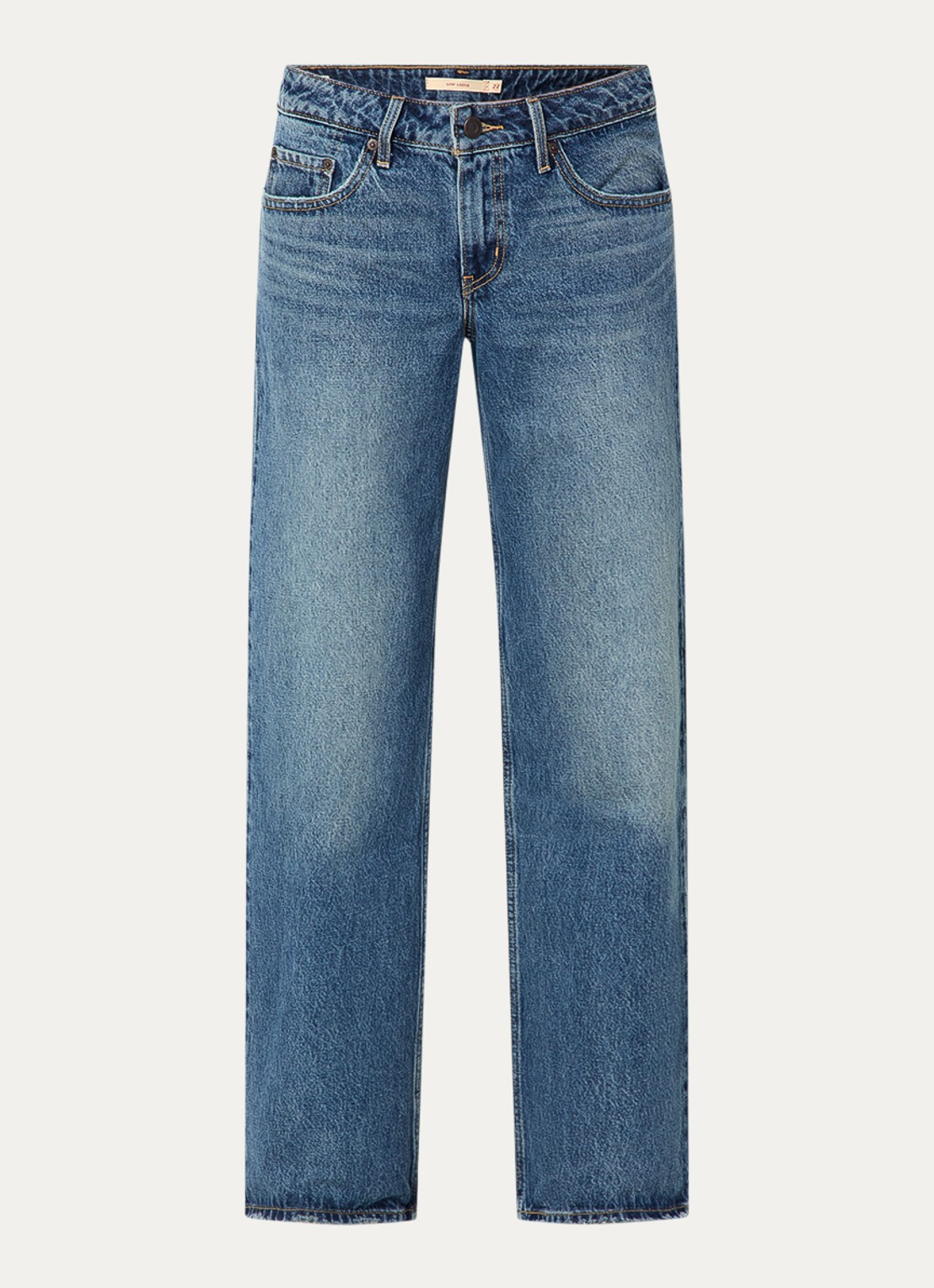 Levi's Low waist loose fit jeans met medium wassing - voorkant 3 indigo