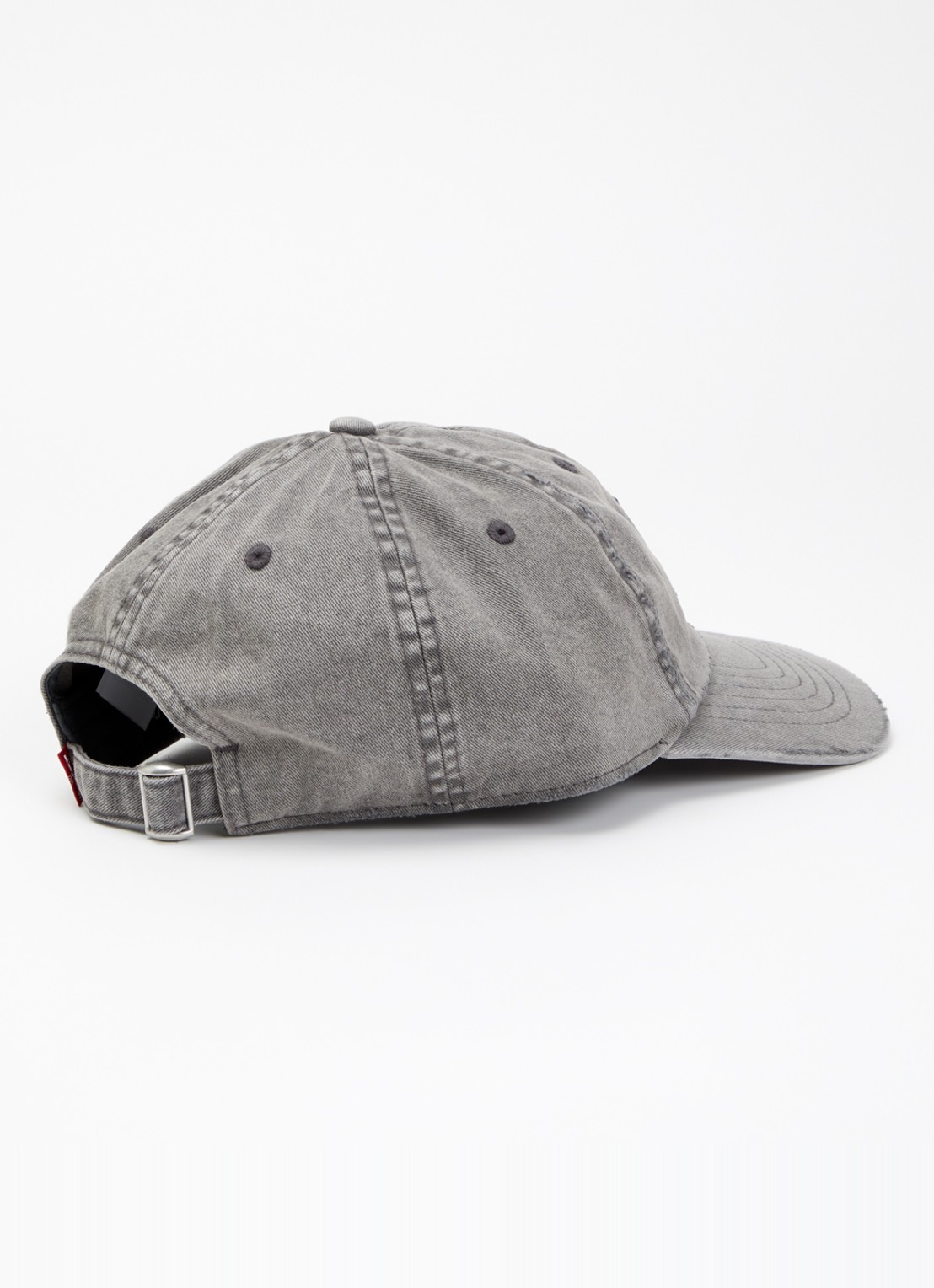 Levi's LS pet met logo borduring - achterkant 2 grijs