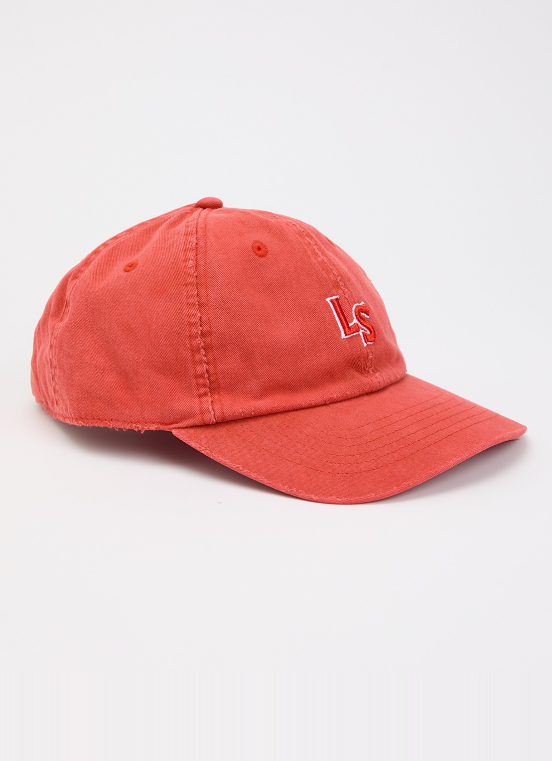 Levi's LS pet met logo borduring - voorkant rood