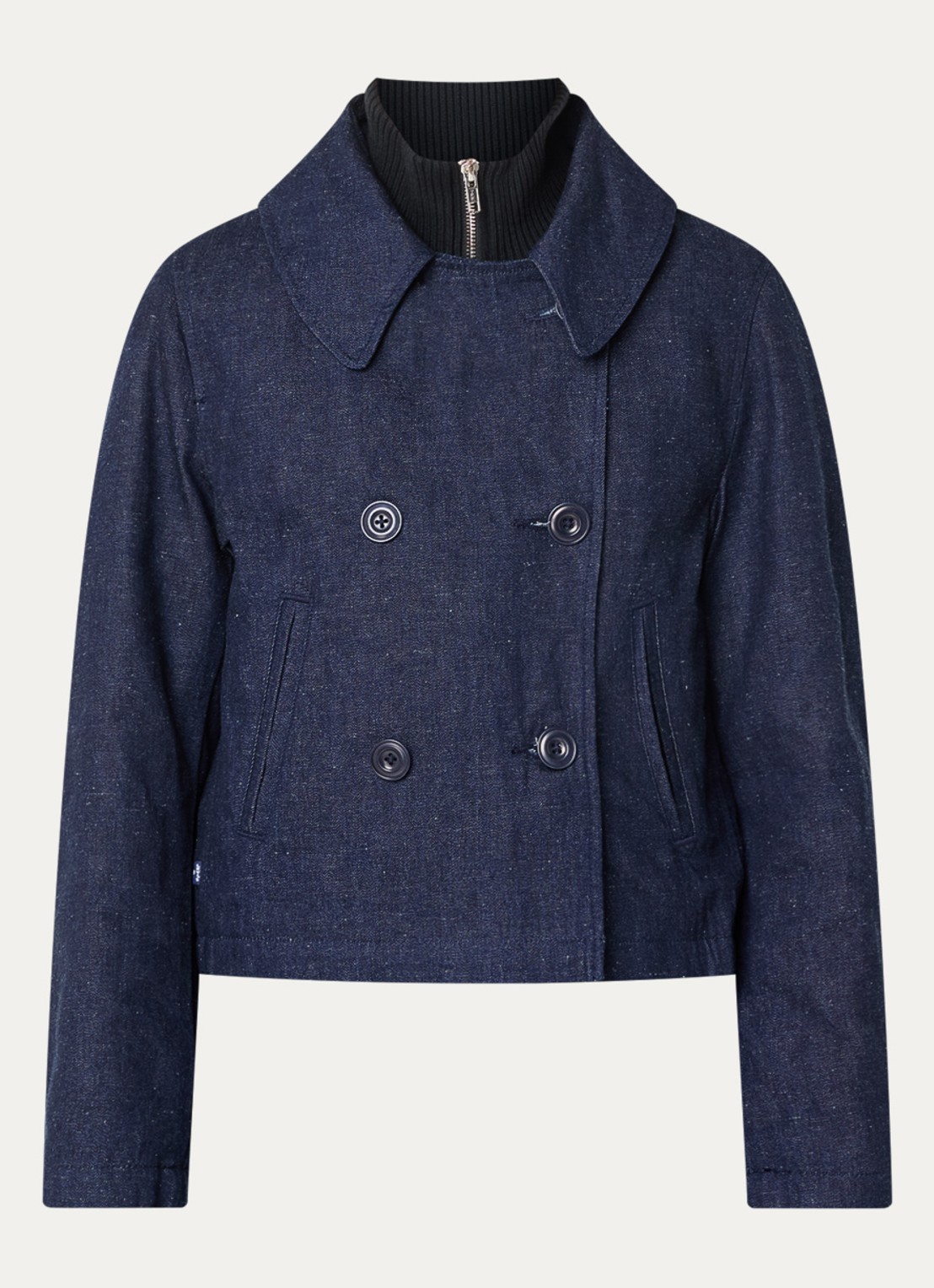 Levi's Mariner spijkerjas met uitneembare voering - voorkant 2 donkerblauw