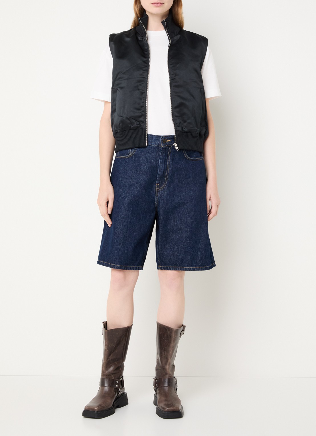 Levi's Mariner spijkerjas met uitneembare voering - voorkant 3 donkerblauw