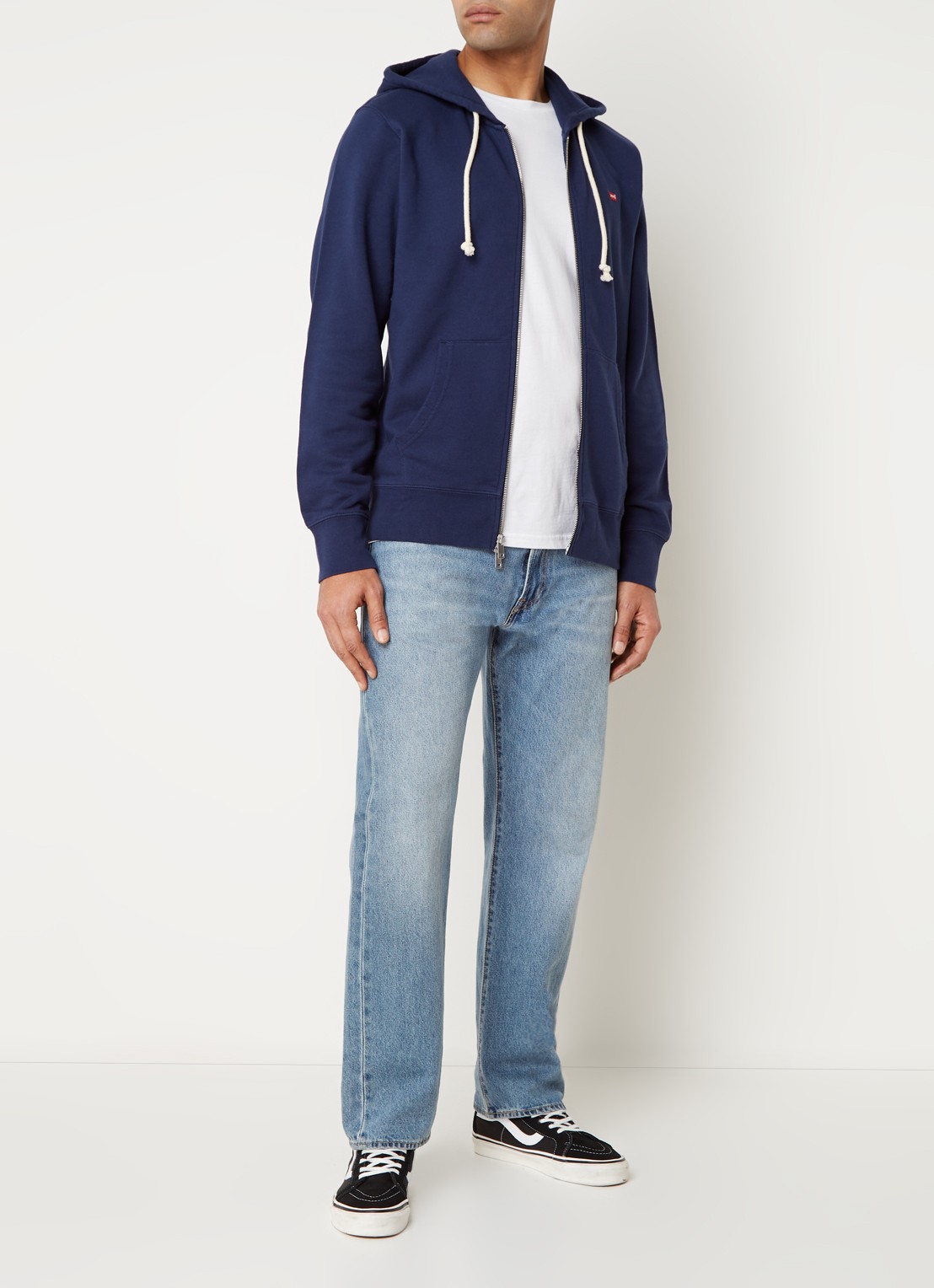 Levi's NEW ORIGINAL ZIP UP NAVAL ACAD - voorkant 2 blauw