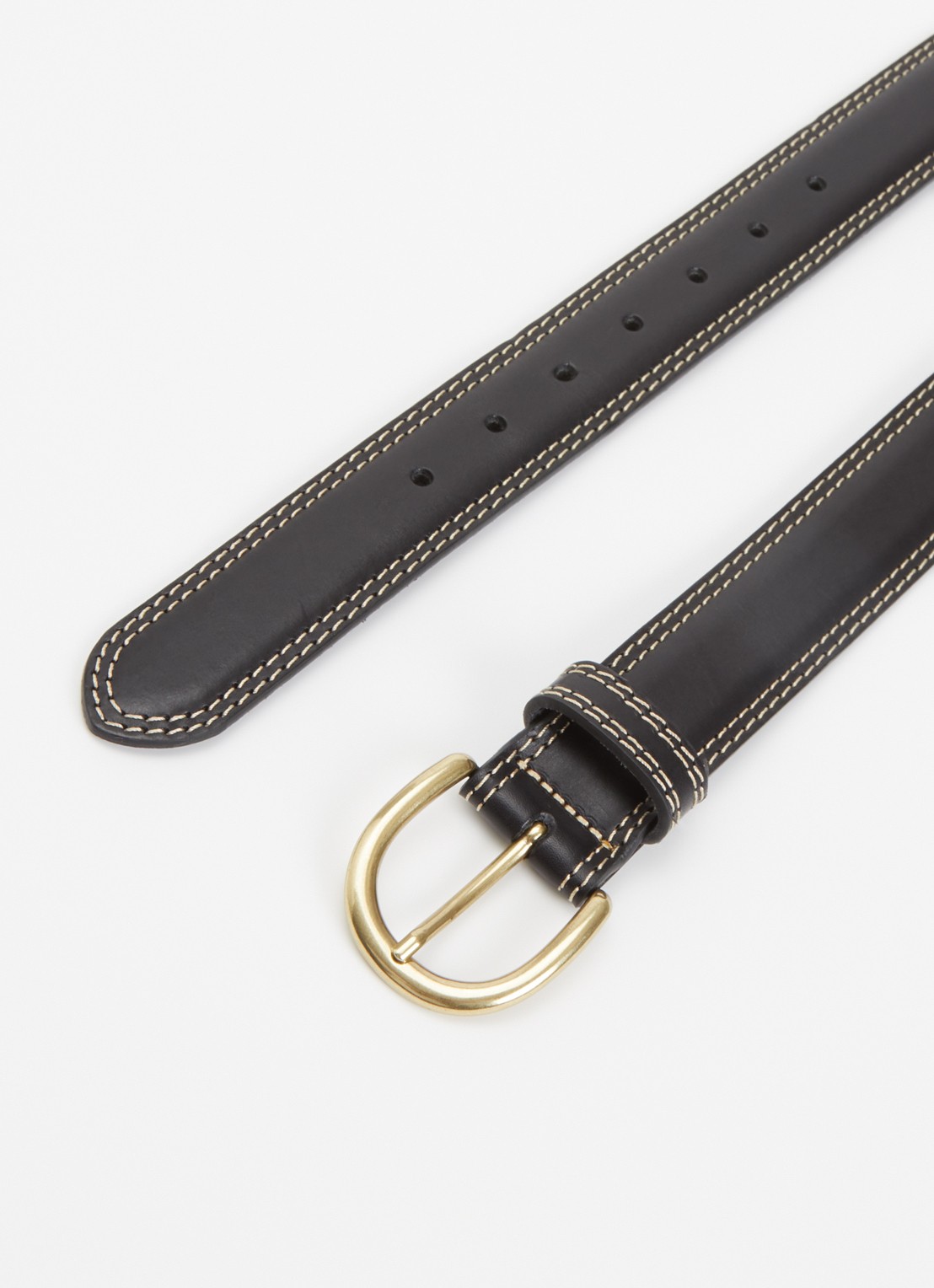 Levi's Olivia riem van leer - detail zwart