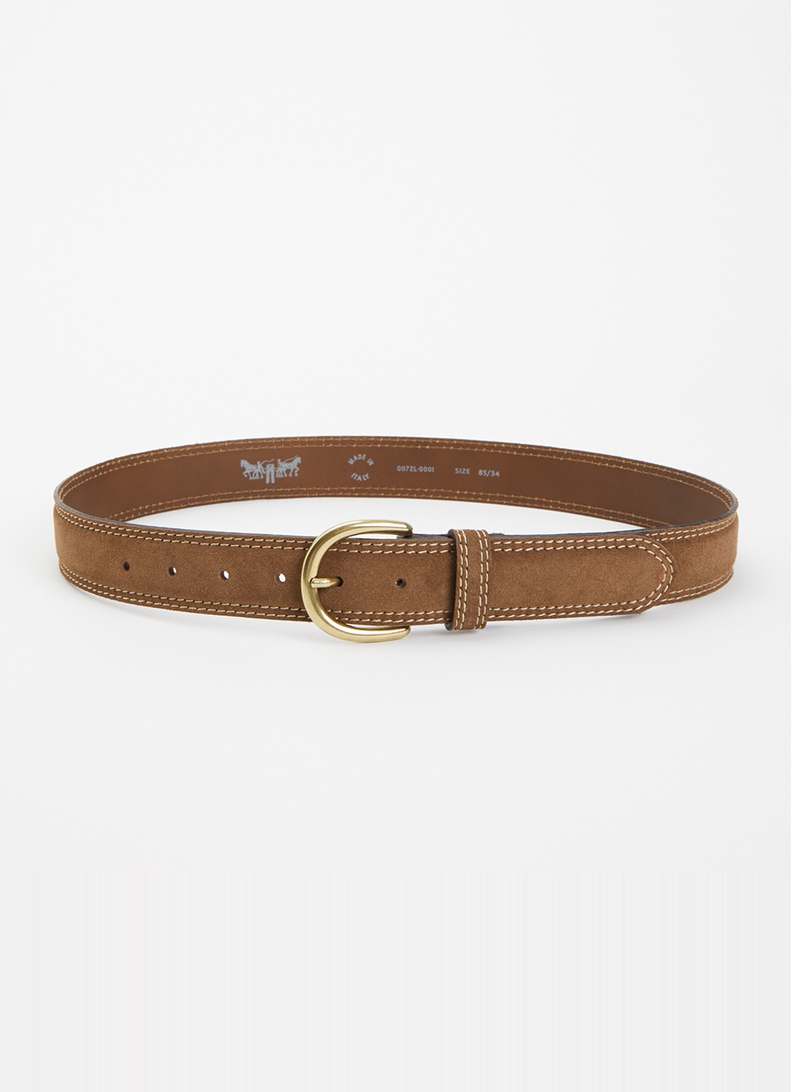 Levi's Olivia riem van suède - voorkant 2 bruin