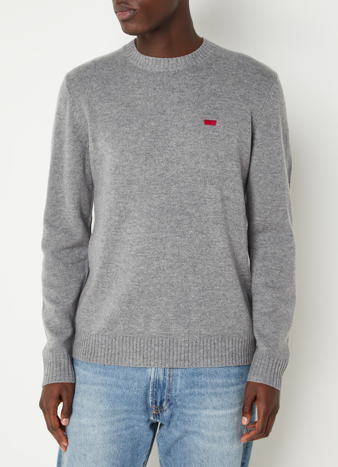 Levi's ORIGINAL HM SWEATER MID TONE G - detail 4 grijs