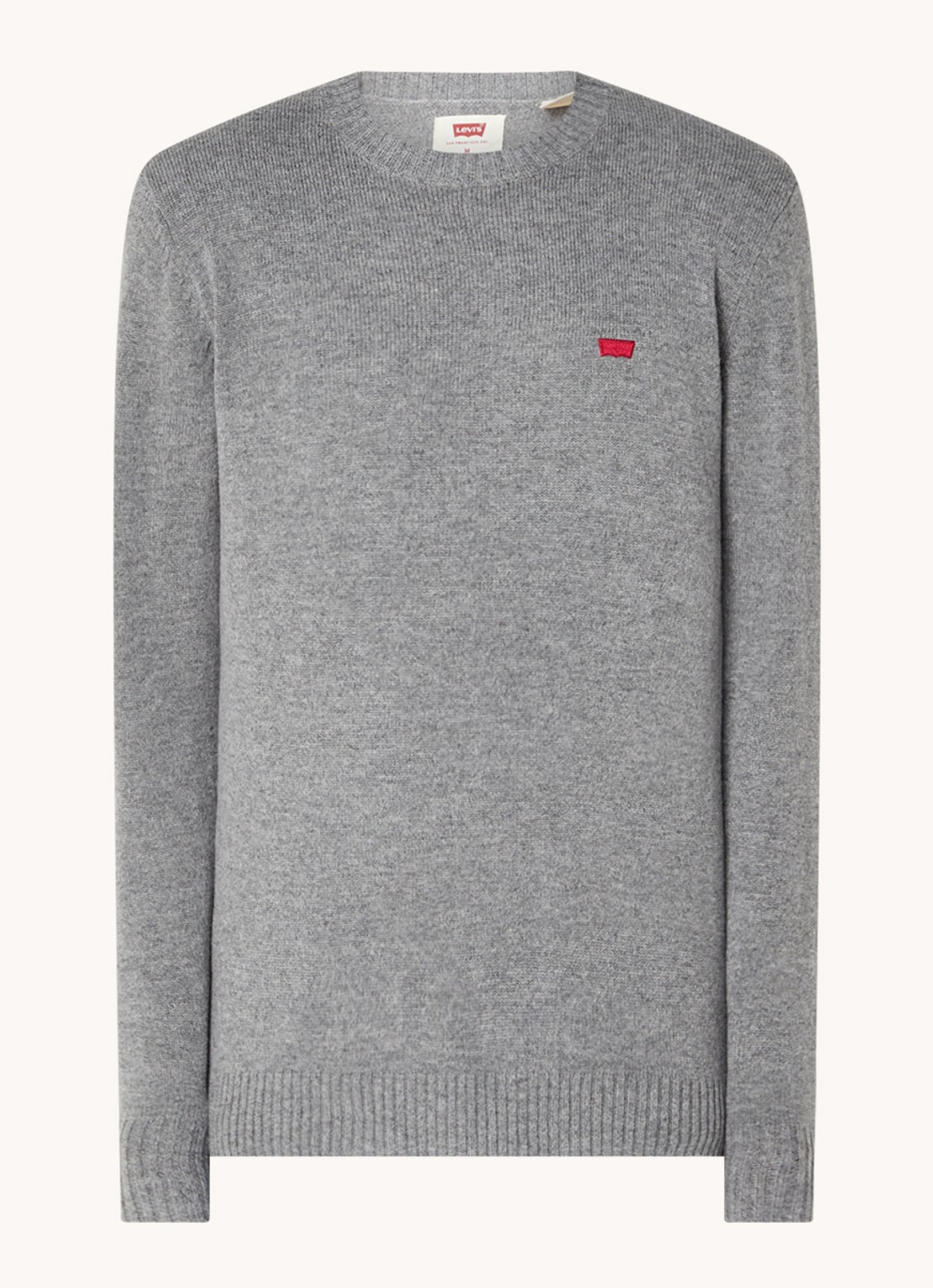 Levi's ORIGINAL HM SWEATER MID TONE G - voorkant 2 grijs