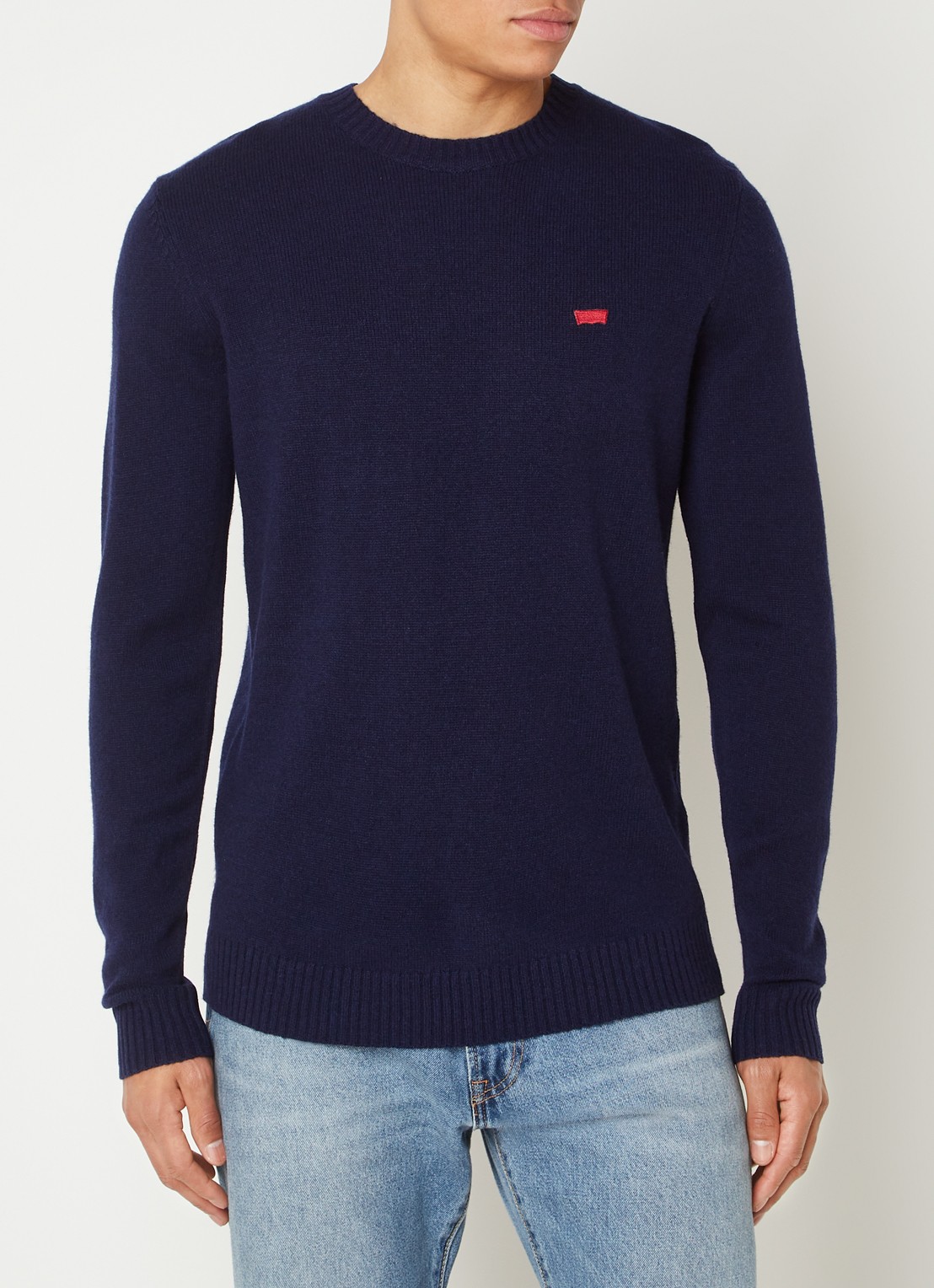 Levi's ORIGINAL HM SWEATER NAVAL ACAD - detail blauw