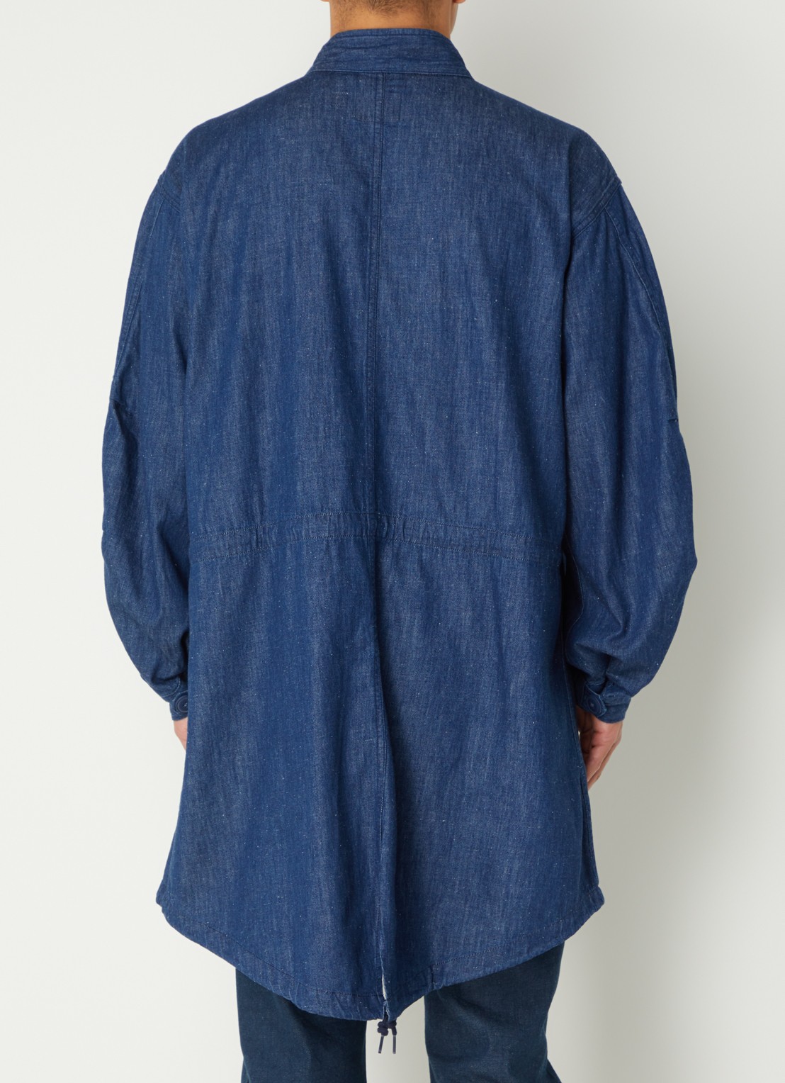 Levi's Parka van chambray - achterkant 3 indigo
