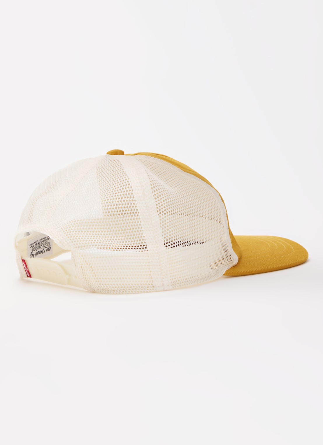 Levi's Pet met logo - detail okergeel