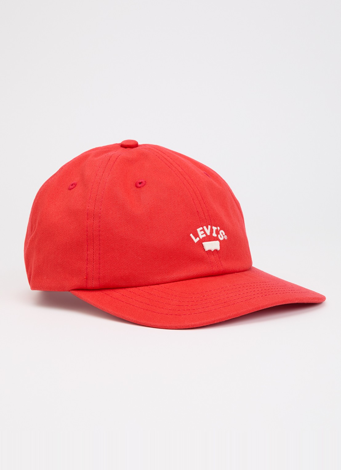 Levi's Pet met logoborduring - voorkant rood