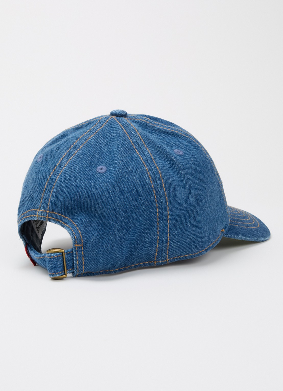 Levi's Pet van denim met logoborduring - achterkant 2 indigo