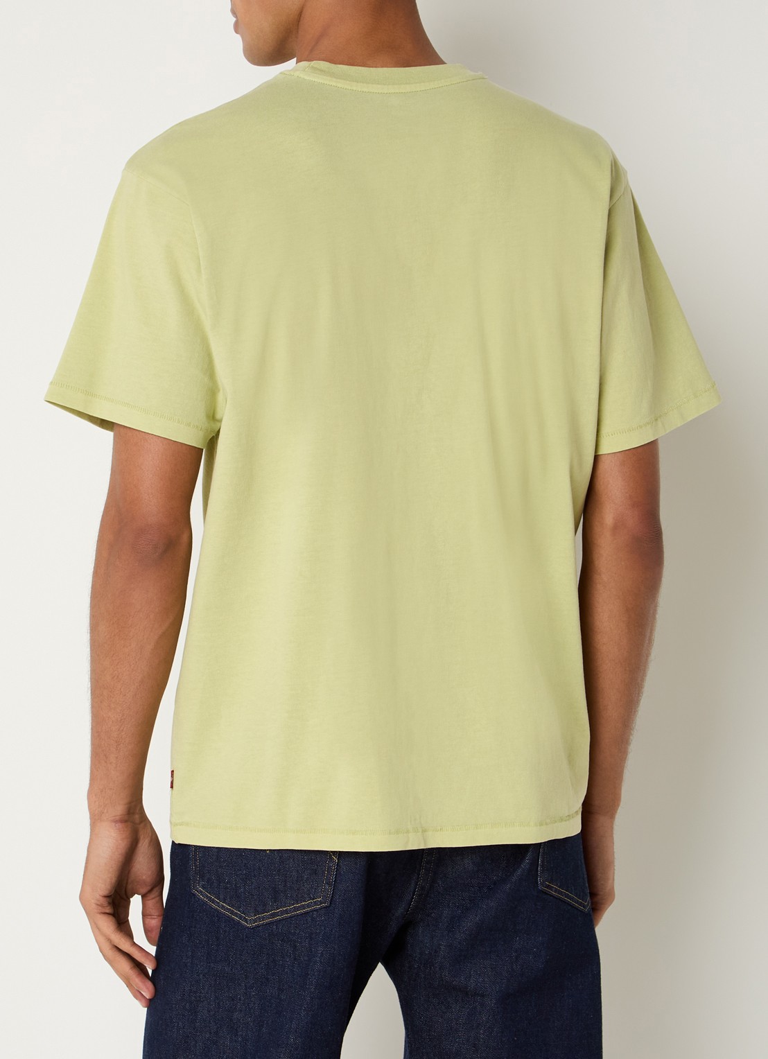 Levi's Red Tab T-shirt met logo - achterkant 4 lichtgroen