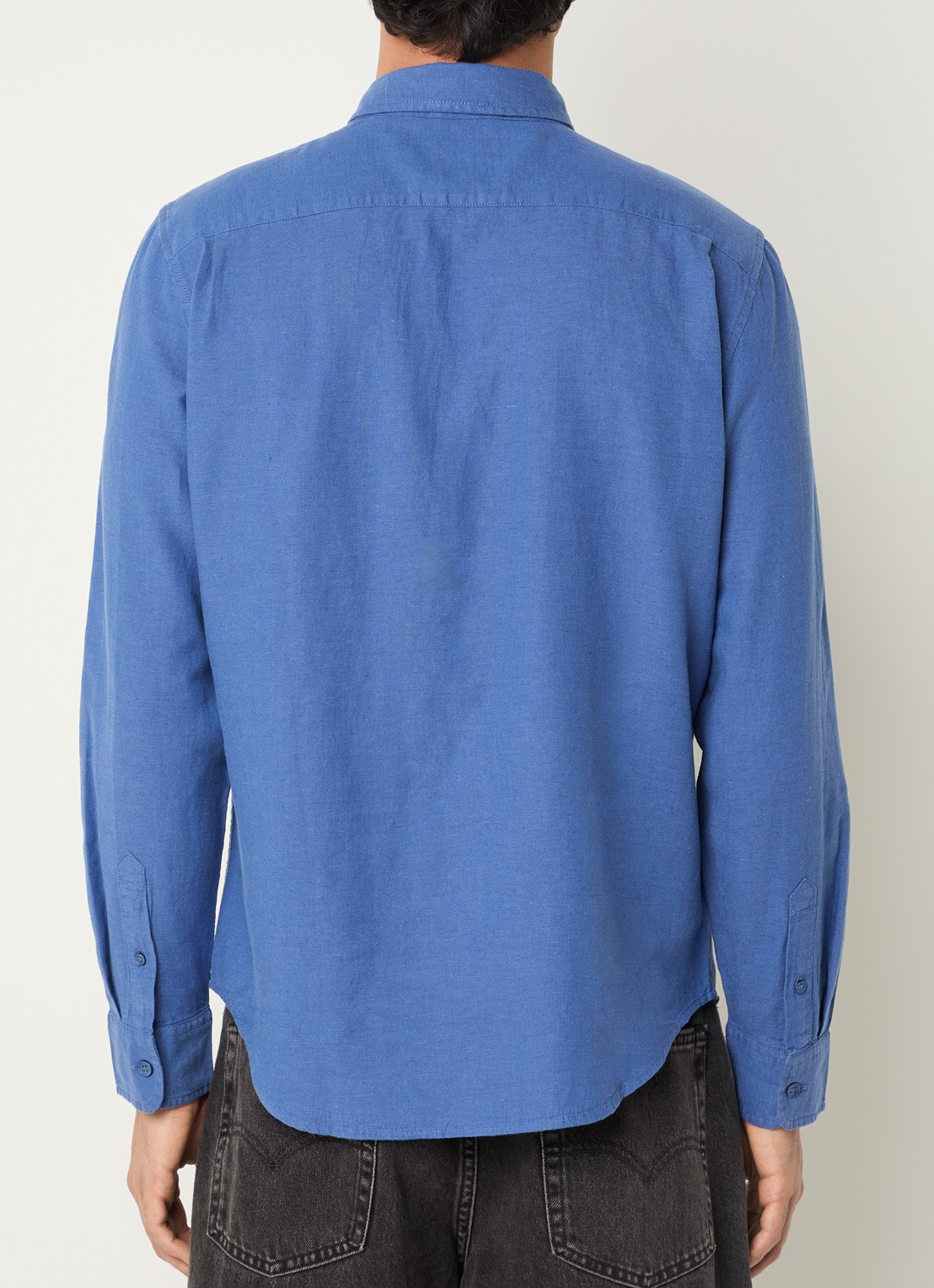 Levi's Regular fit overhemd met borstzak - achterkant 4 blauw