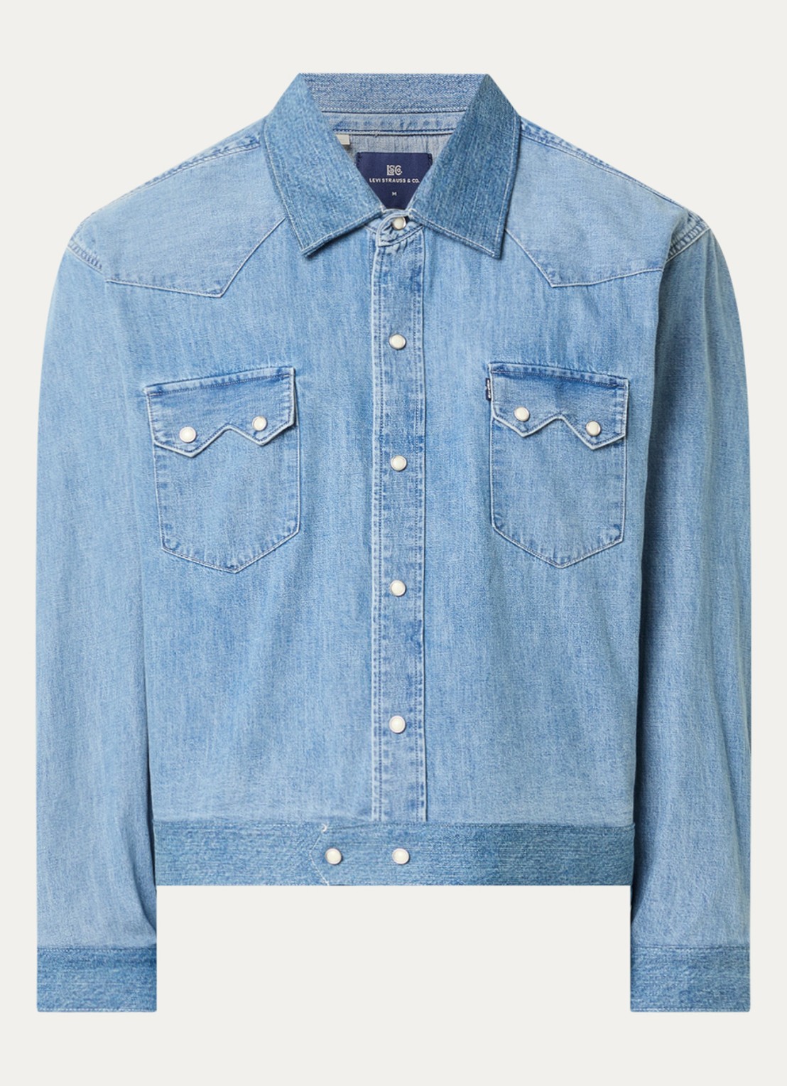 Levi's Regular fit overhemd met borstzakken - voorkant 3 indigo