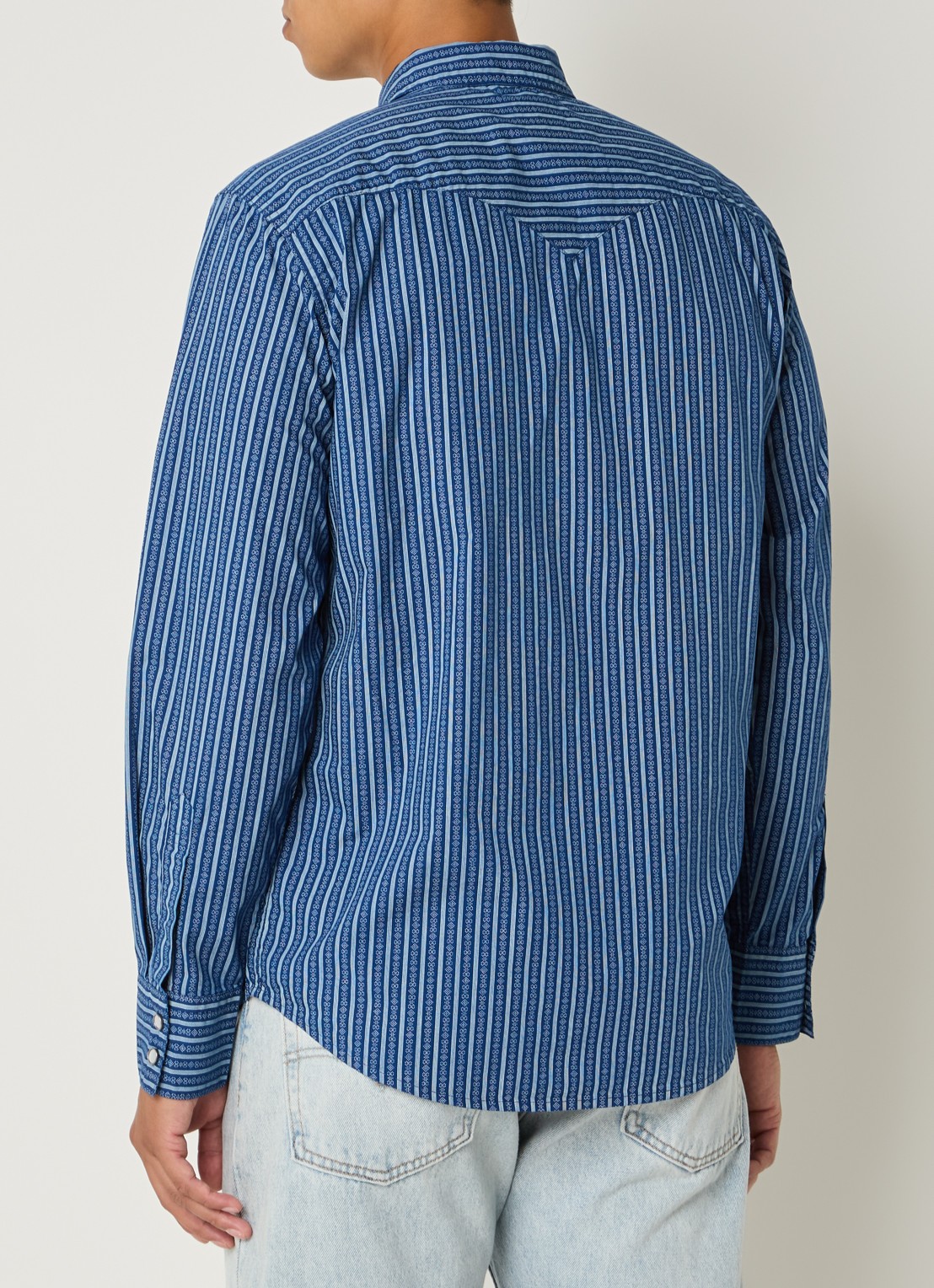 Levi's Regular fit overhemd met grafische print - achterkant 3 indigo