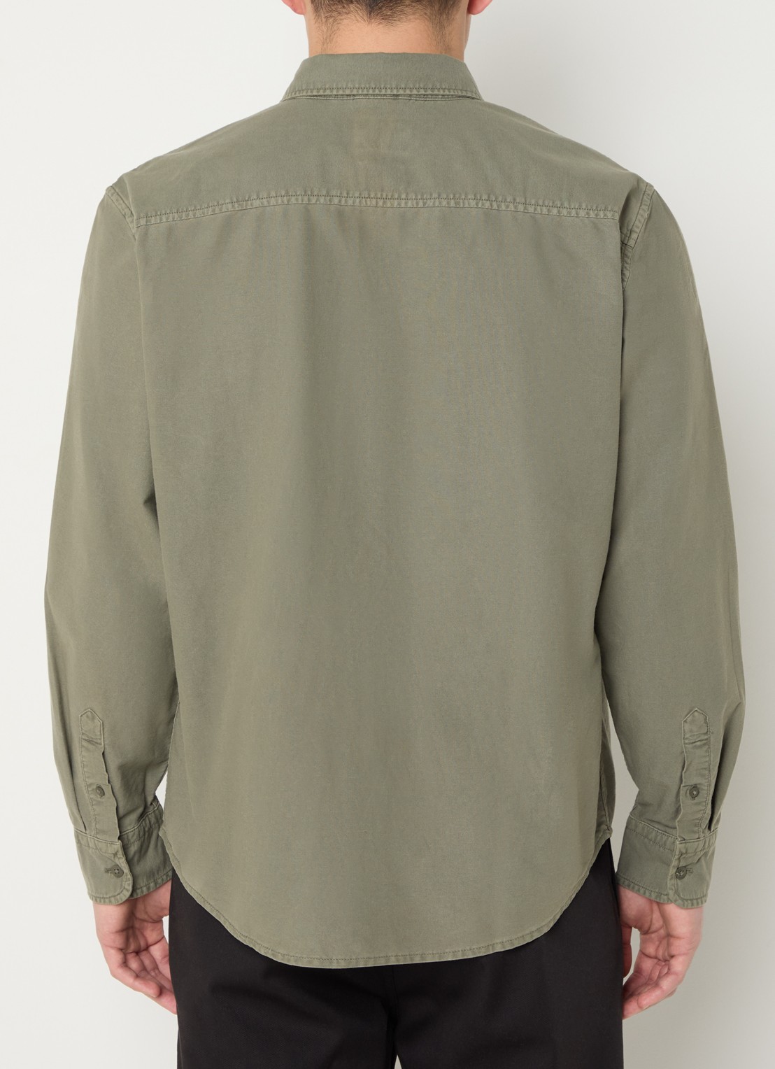 Levi's Regular fit overhemd met logo - achterkant legergroen