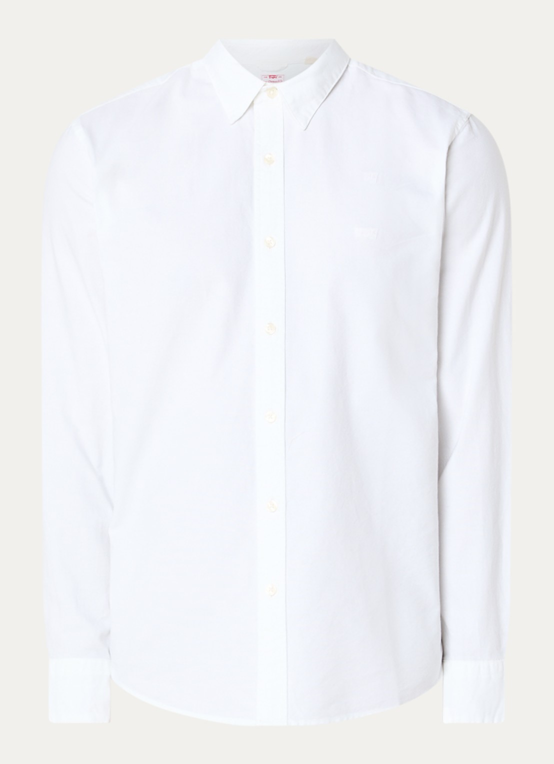 Levi's Regular fit overhemd met logo - voorkant wit