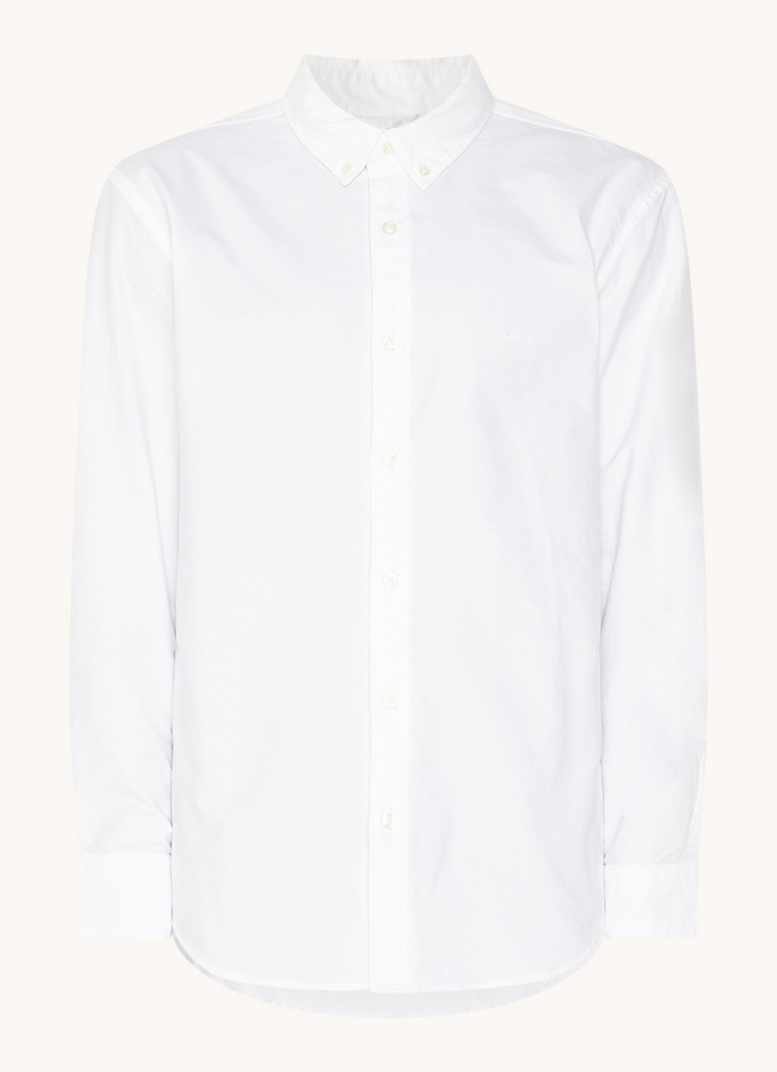 Levi's Regular fit overhemd met logoborduring - voorkant 2 wit