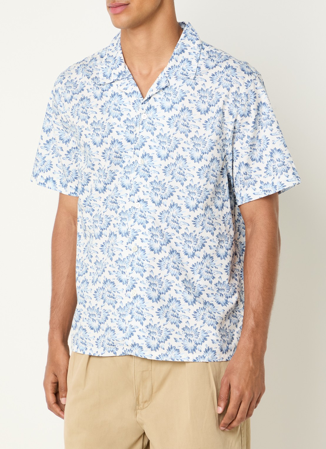 Levi's Regular fit overhemd met print - detail 4 staalblauw