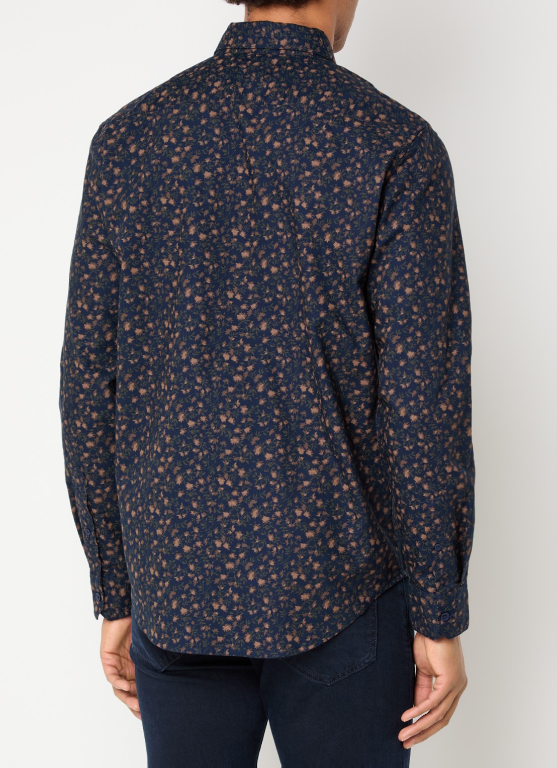 Levi's Regular fit overhemd met print - achterkant 2 donkerblauw