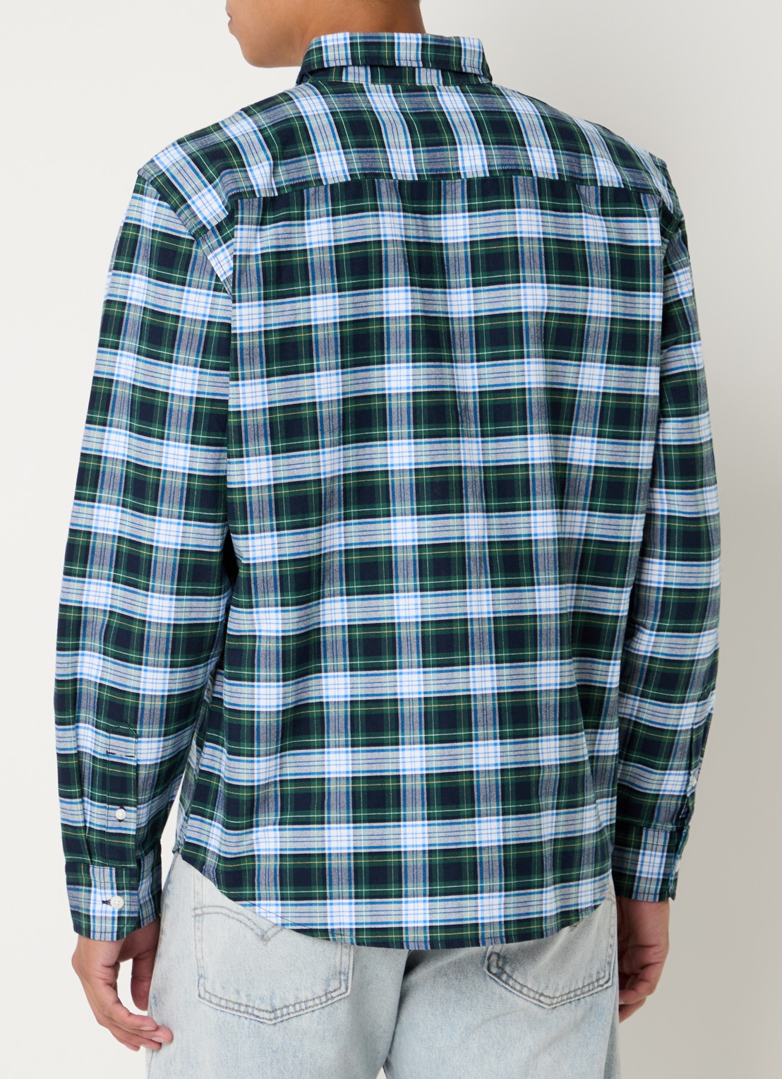 Levi's Regular fit overhemd met ruitdessin - achterkant groen