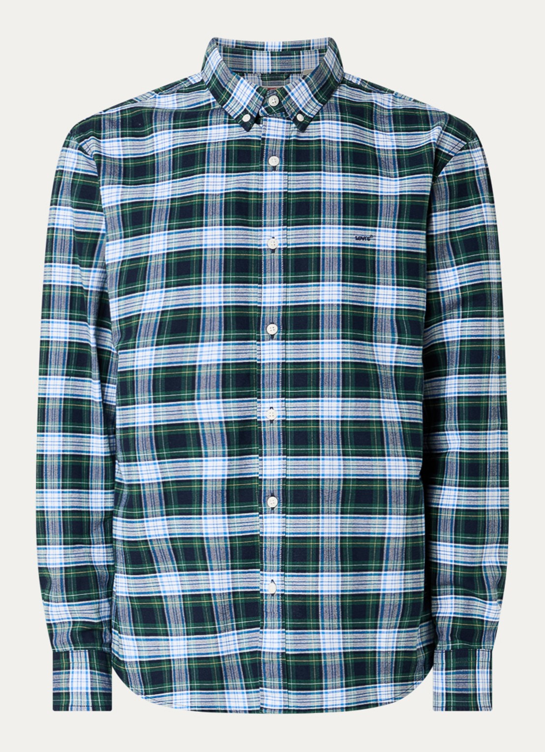 Levi's Regular fit overhemd met ruitdessin - voorkant 2 groen