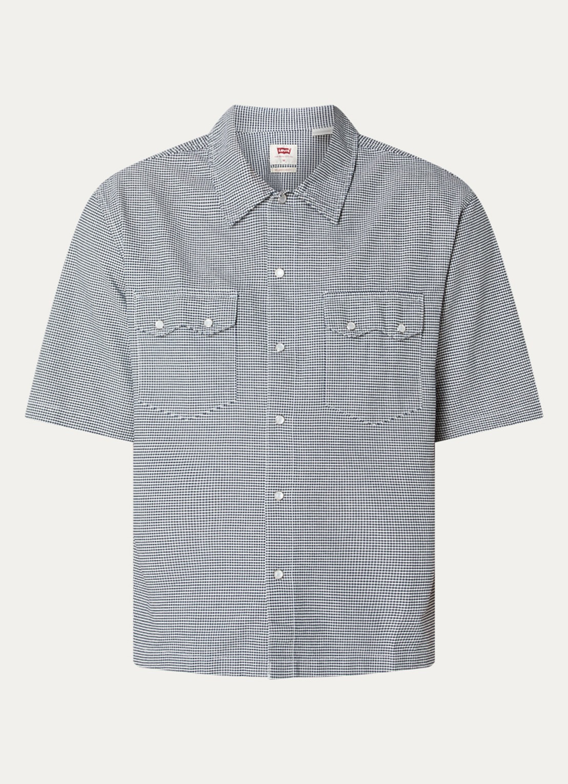 Levi's Regular fit overhemd met ruitdessin - voorkant donkerblauw