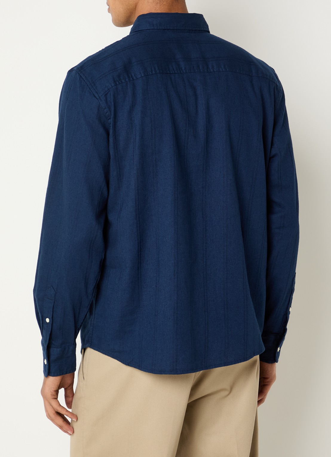 Levi's Regular fit overhemd met streepprint - achterkant 4 indigo
